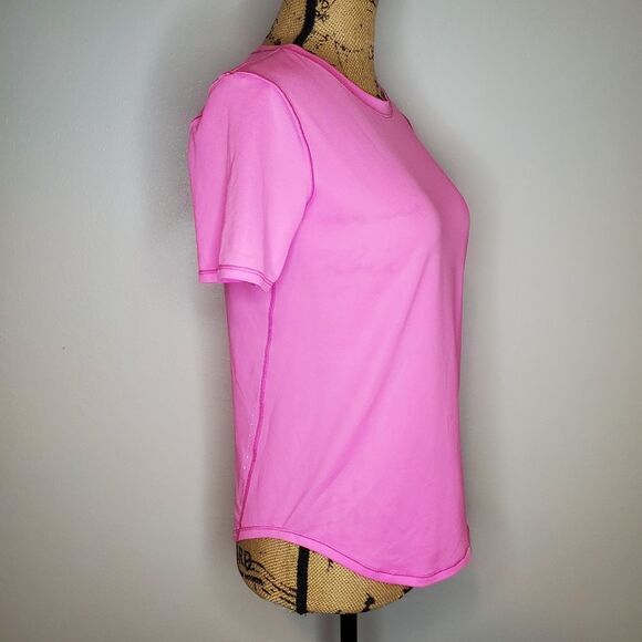 Lululemon High Neck Running and Training T-Shirt Size 4 - Picture 4 of 9